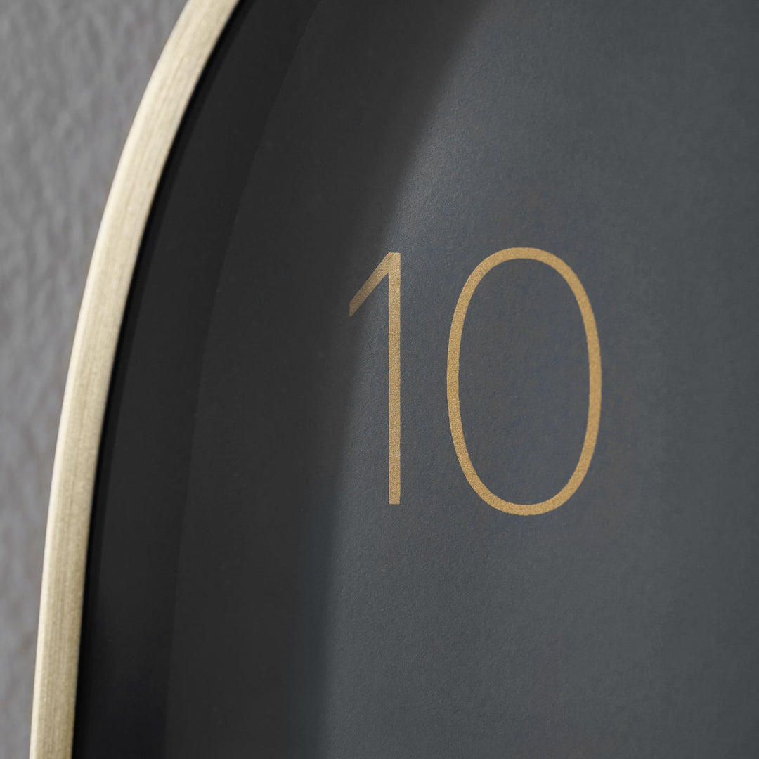 Wall clock, Dark grey