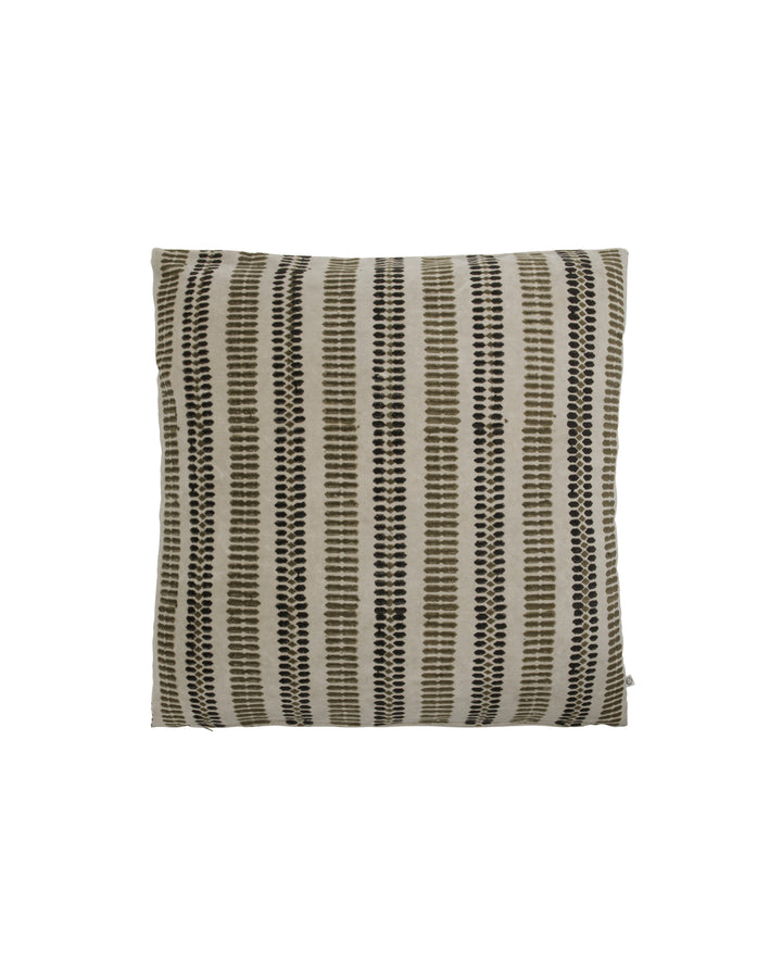 Cushion cover, Off- white; Mustard