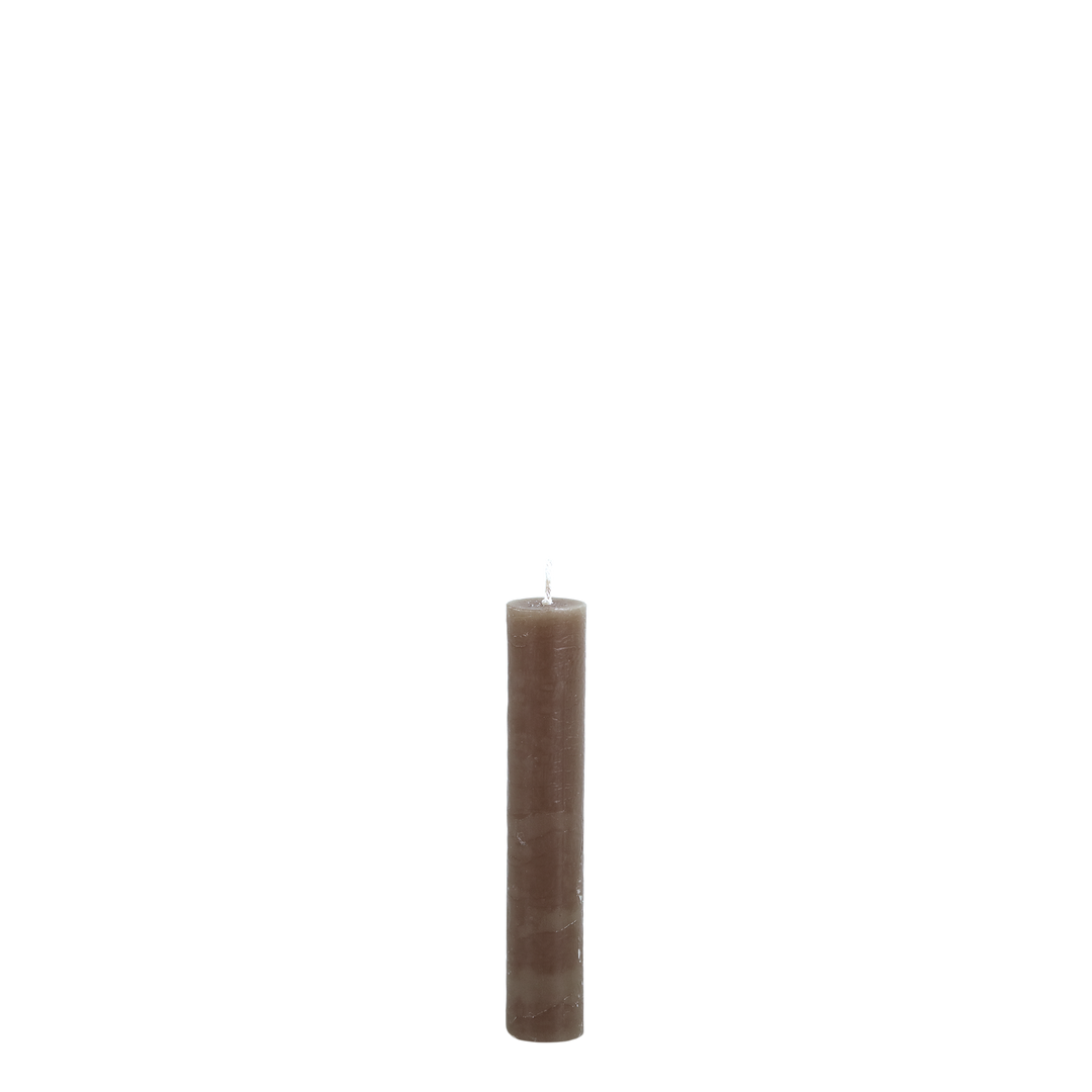 Short Dinner Candle rustic