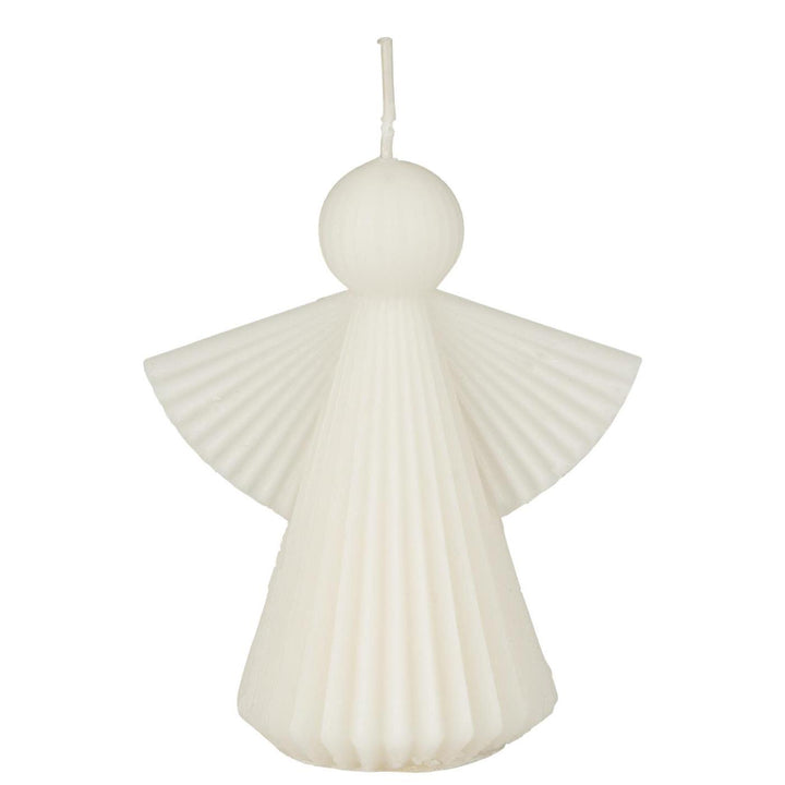 Angel candle grooved paraffin