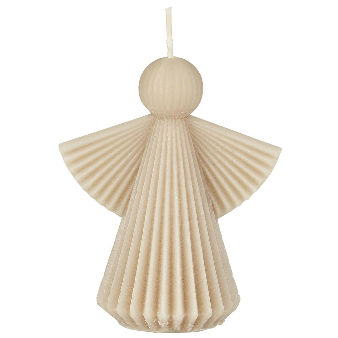 Angel candle grooved paraffin