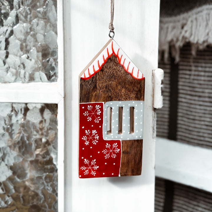 Wooden House for hanging -large