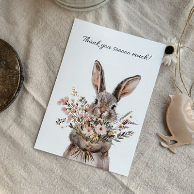 Thank you bunny Card