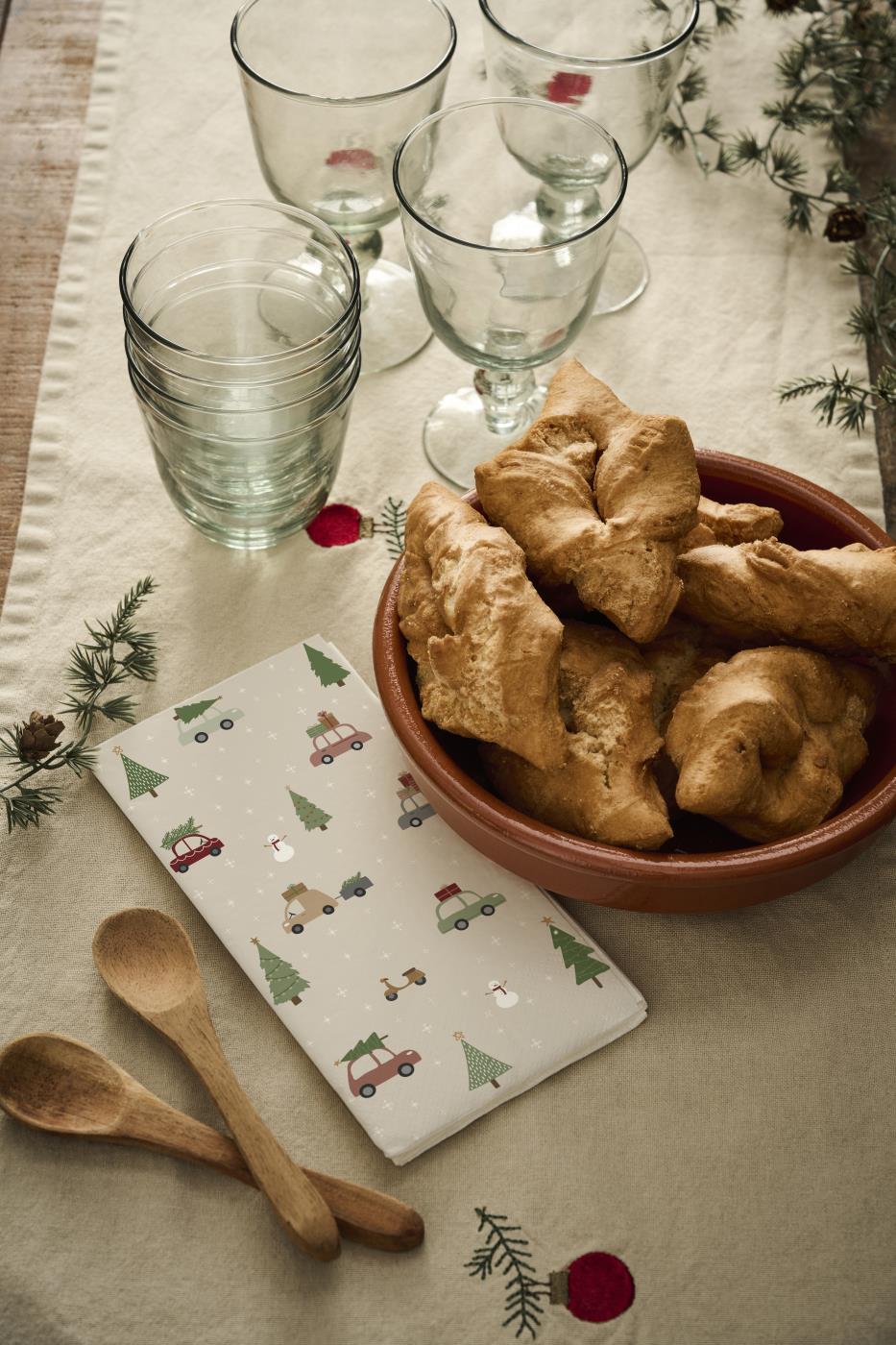 Christmas Napkin - Christmas Trees