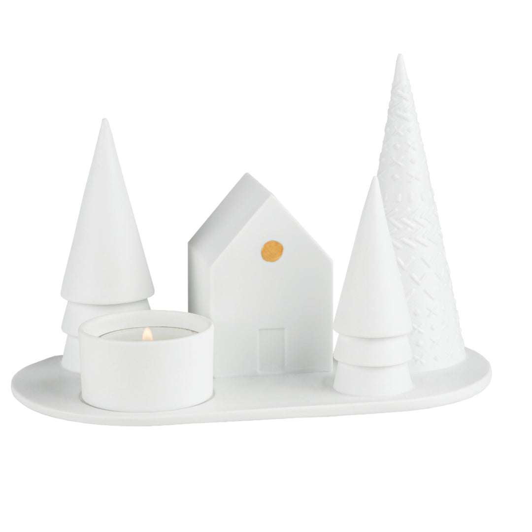 Candle holder Forest cabine