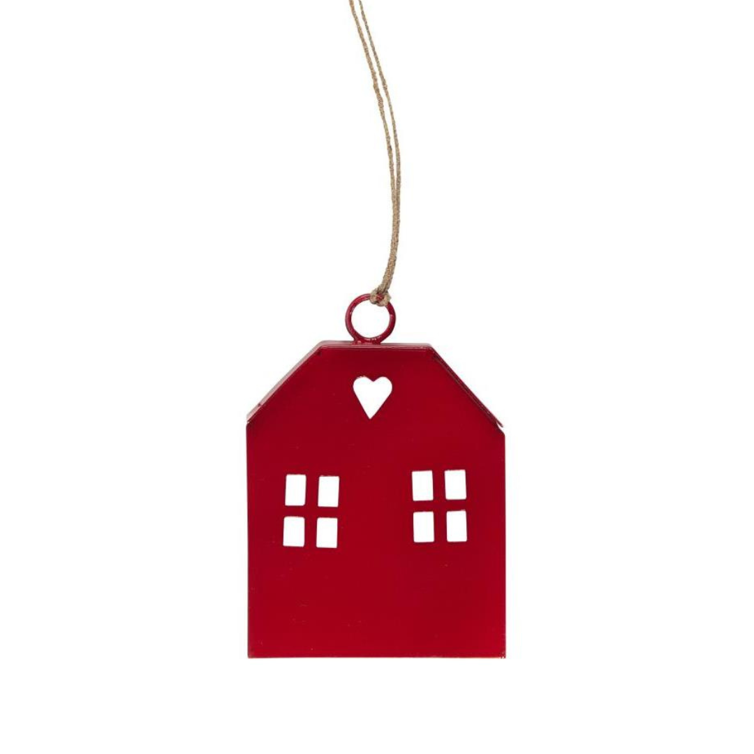 House for hanging - metal red