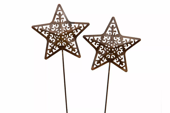 Star Metal Stick Brown