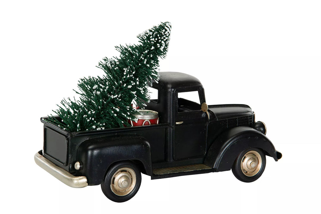 Truck Tree Black Metal